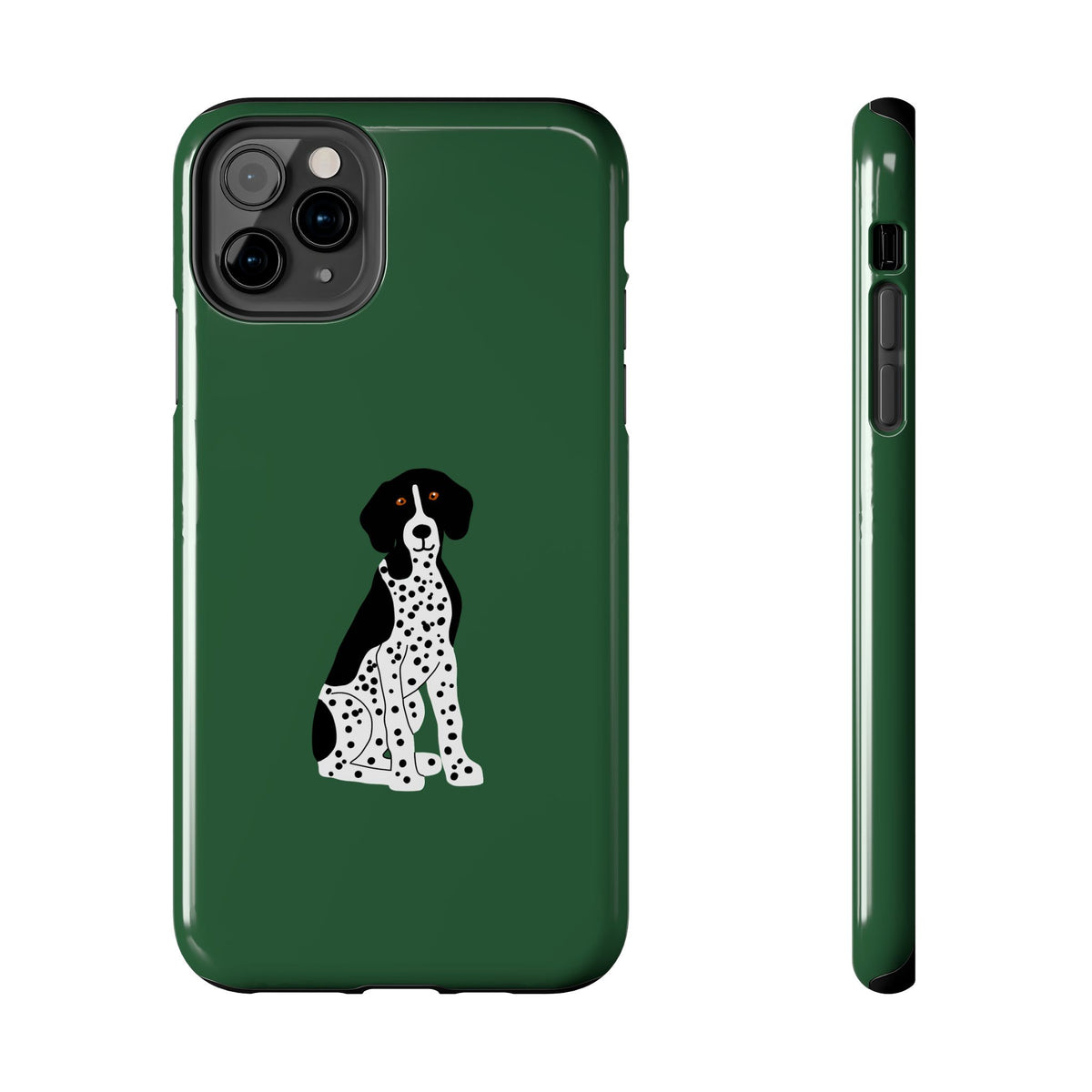 Black GSP Dark Green Tough Phone Cases