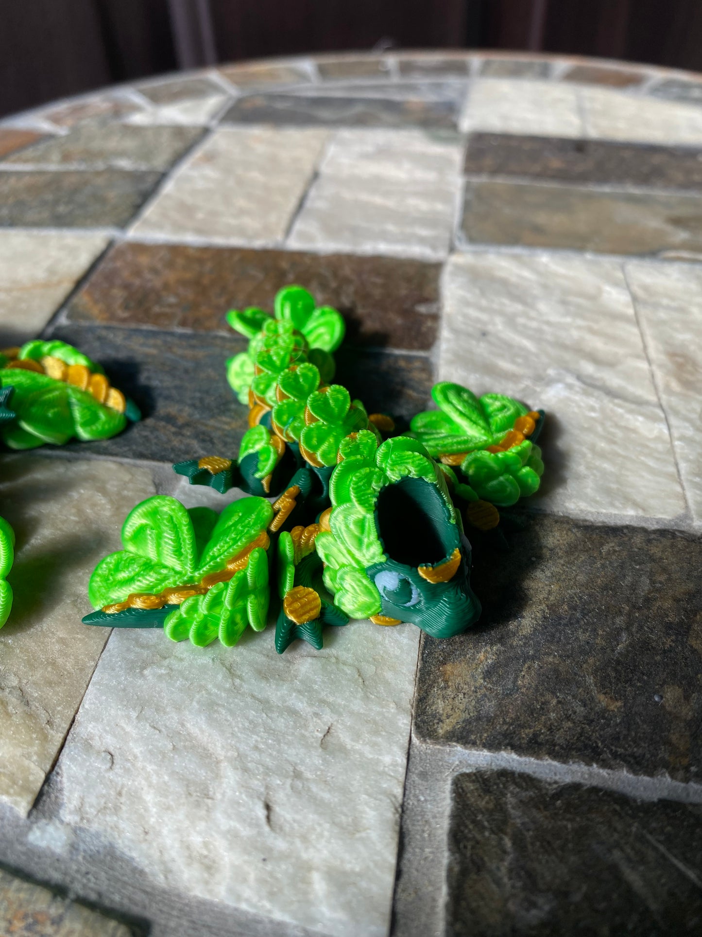 St.Patricks Day Lucky Clover Dragon Straw Buddies Charm Topper For Stanley Tumbler Straws Or Other 9.5m Straws