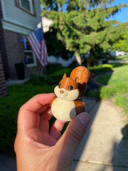 Chipmunk Duck Miniature Figurine For Jeep Wrangler Dashboard 3D Printed