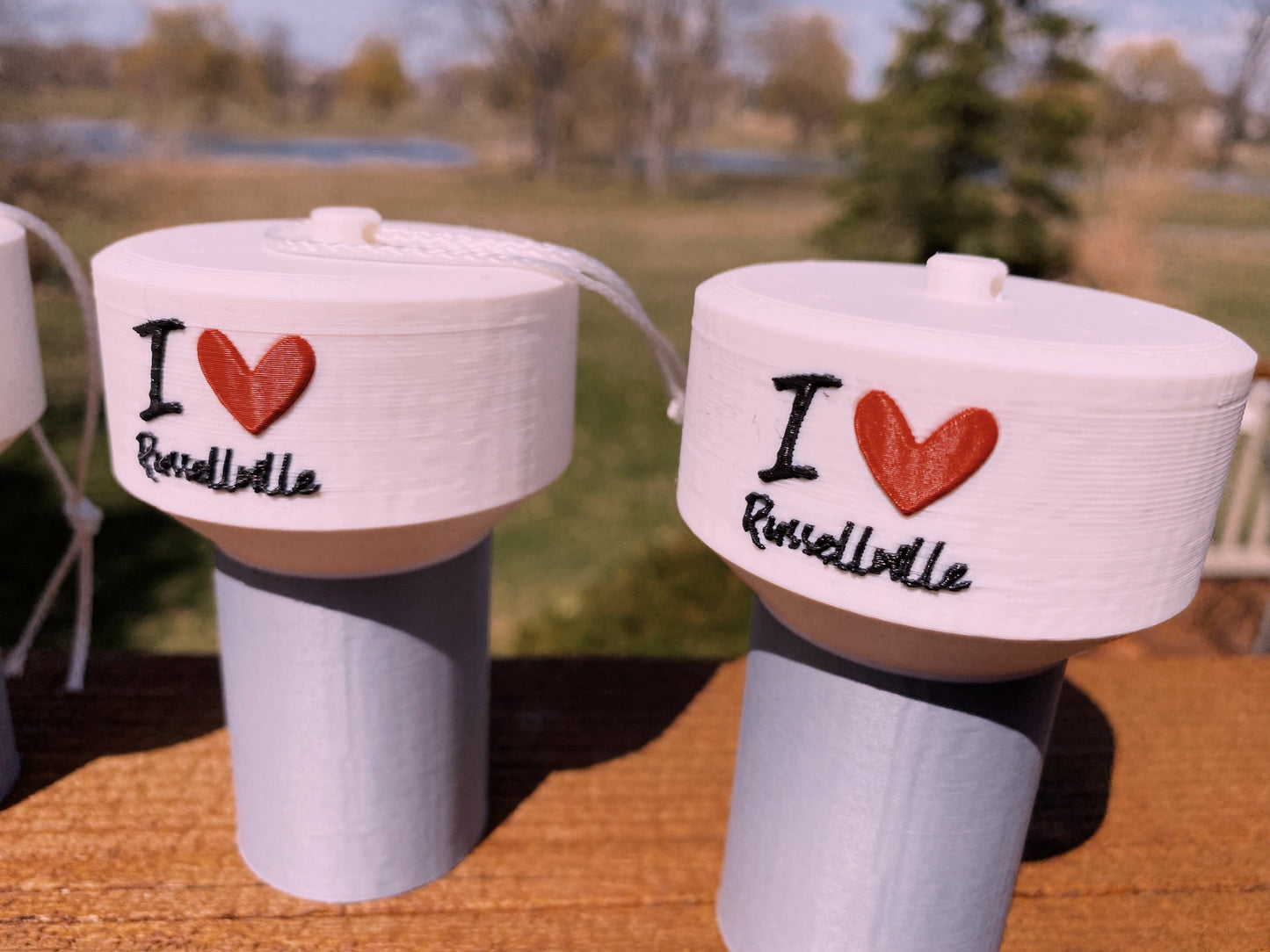 Russellville Arkansas Water Tower Miniature Replica Desk / Christmas Tree Ornament