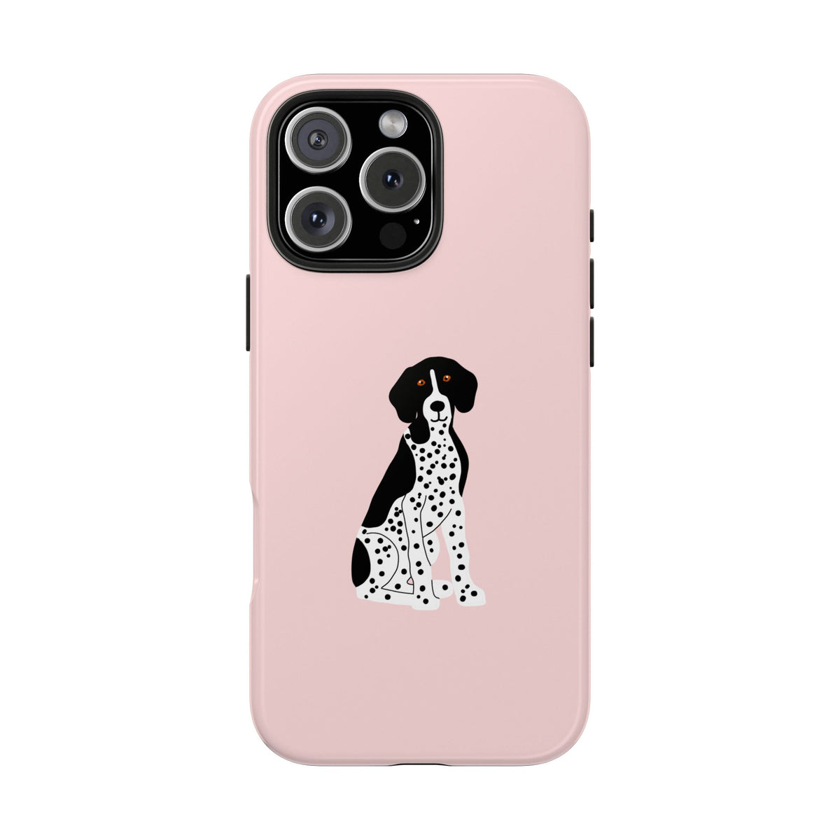 Black GSP Light Pink Tough Phone Cases