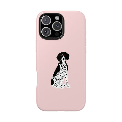 Black GSP Light Pink Tough Phone Cases
