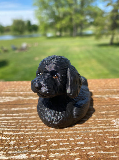 Goldendoodle Duck Miniature Figurine For Jeep Wrangler Dashboard 3D Printed