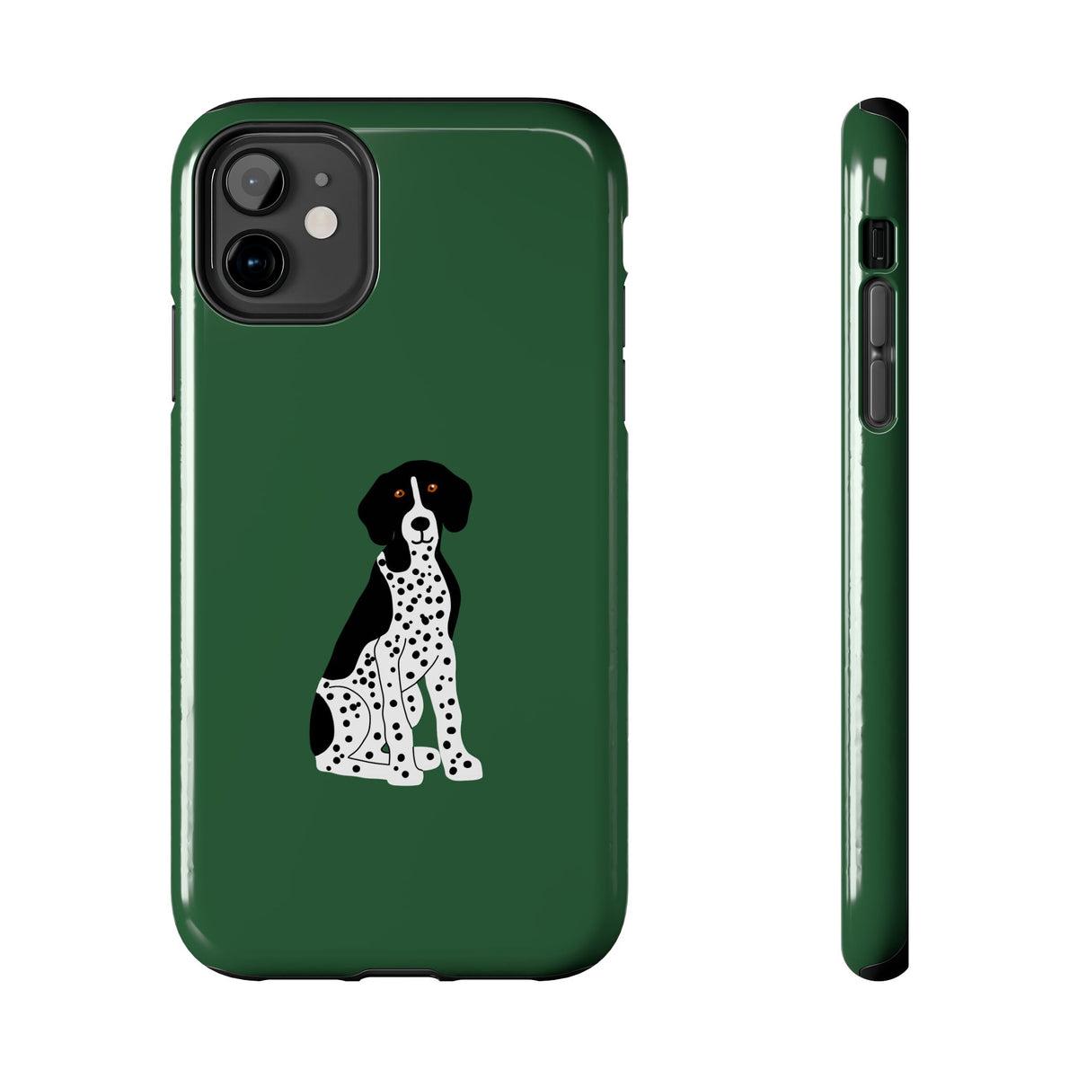 Black GSP Dark Green Tough Phone Cases