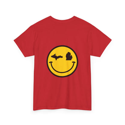 Unisex Michigan Smiley Face Tee