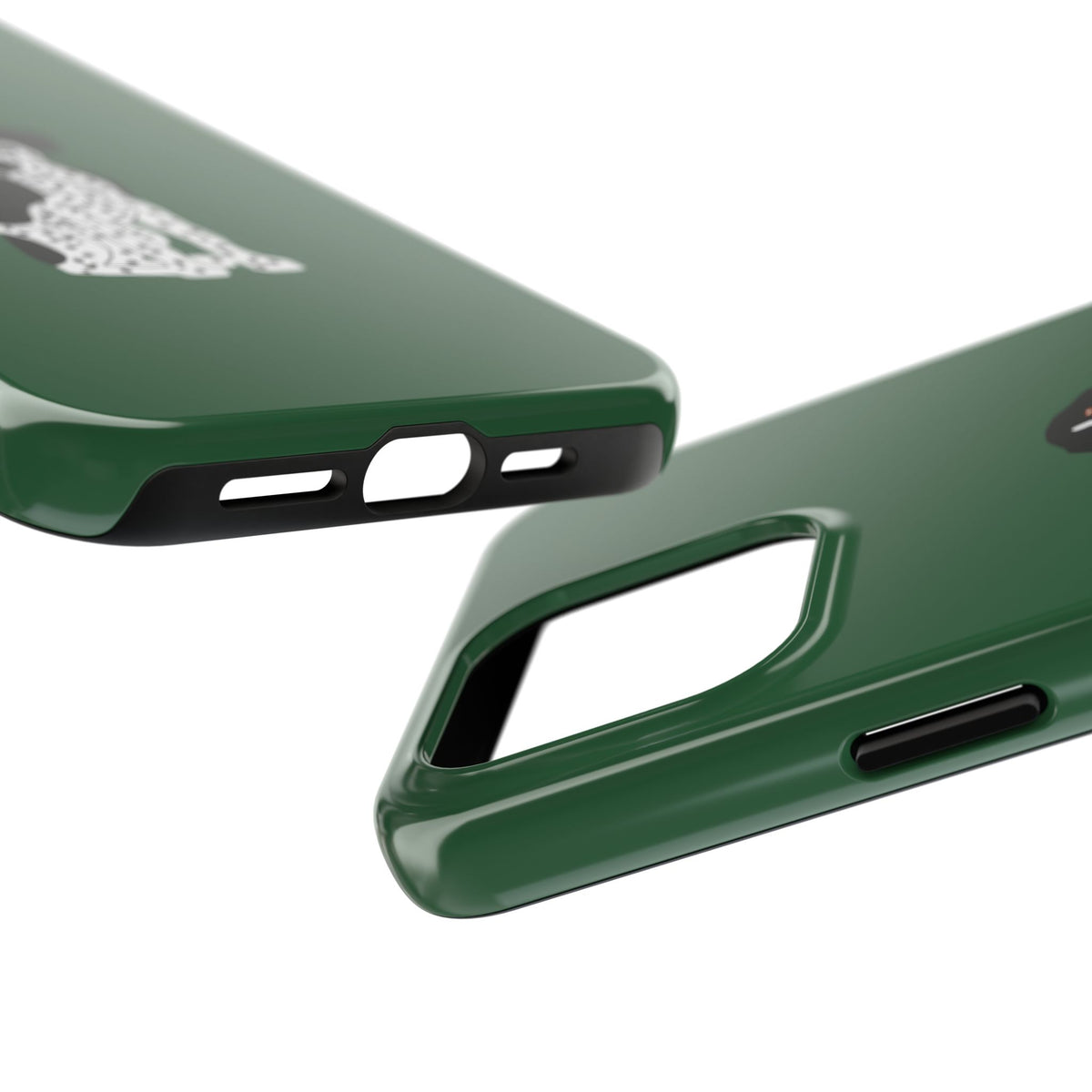 Black GSP Dark Green Tough Phone Cases