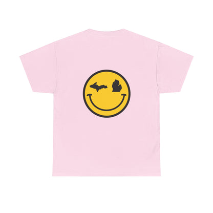 Unisex Michigan Smiley Face Tee