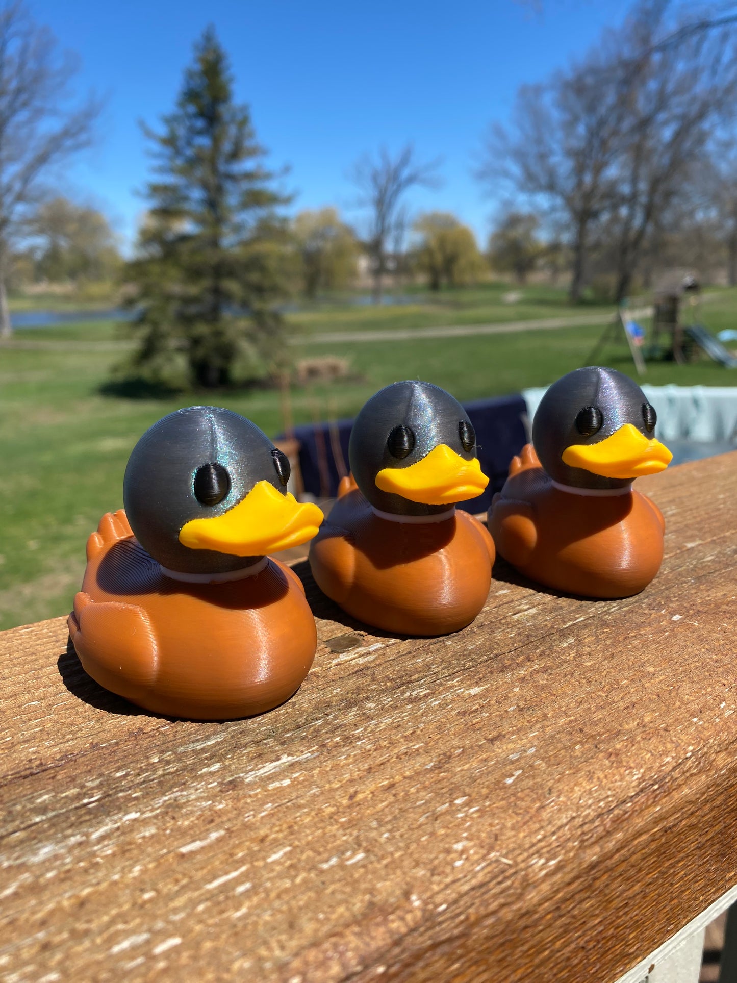 Mallard Duck Miniature Figurine For Jeep Wrangler Dashboard