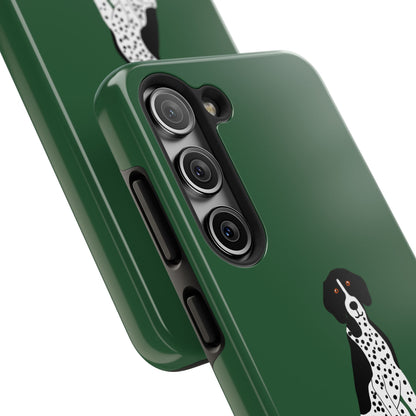 Black GSP Dark Green Tough Phone Cases