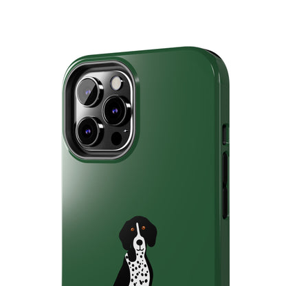 Black GSP Dark Green Tough Phone Cases