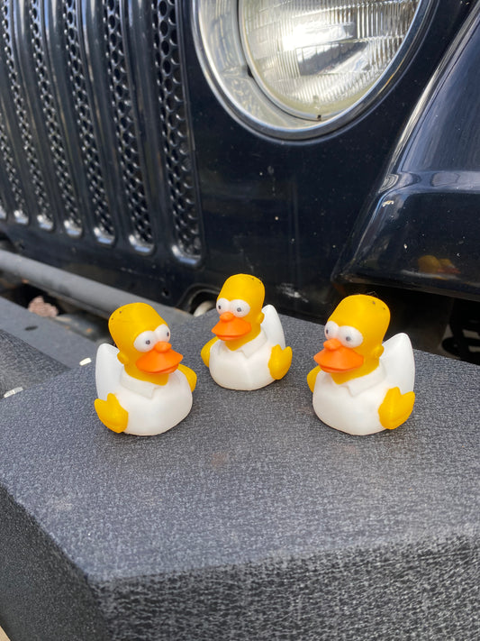 Homer Duck Miniature Figurine For Jeep Wrangler Dashboard