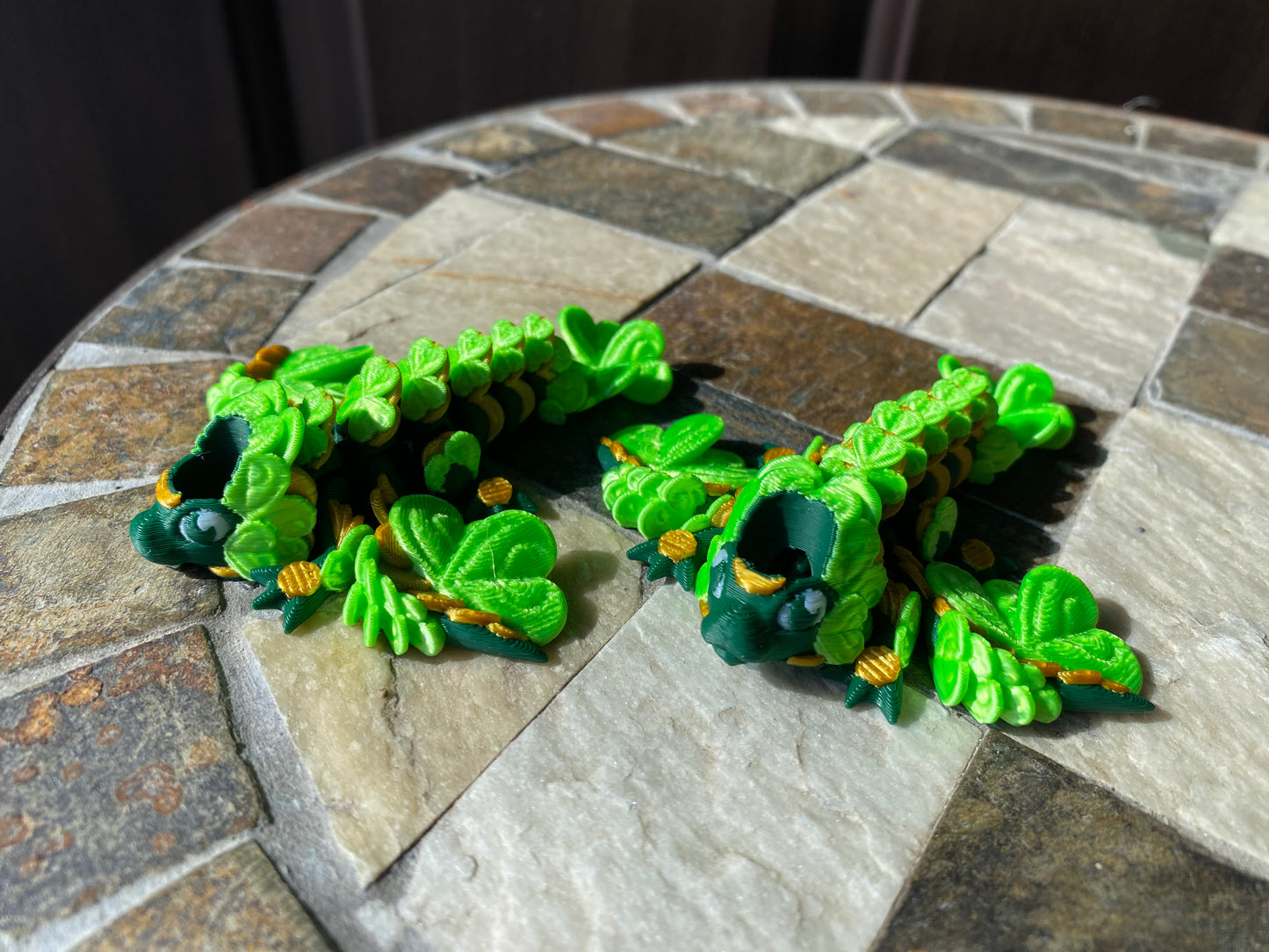 St.Patricks Day Lucky Clover Dragon Straw Buddies Charm Topper For Stanley Tumbler Straws Or Other 9.5m Straws