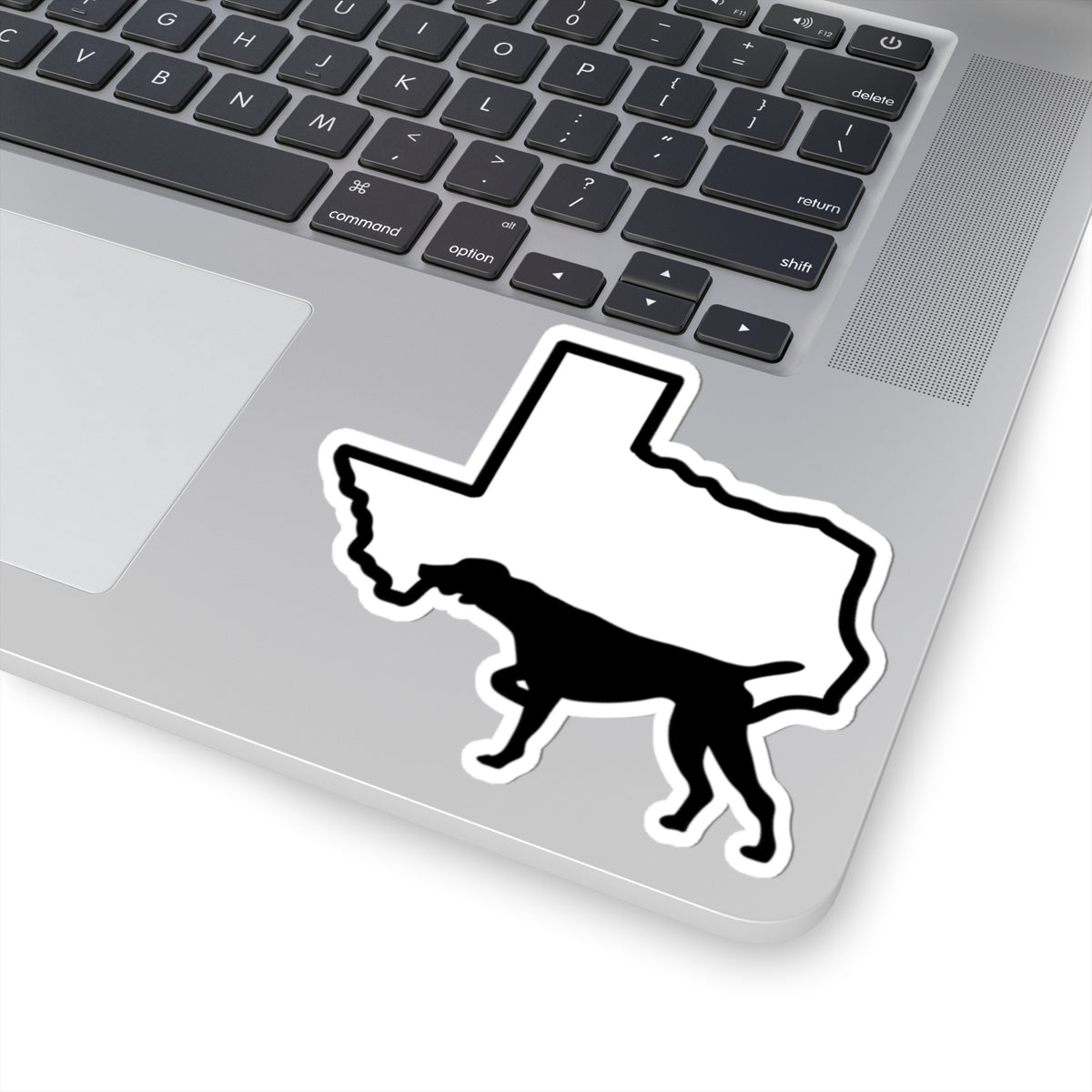 Texas Outline German Shorthaired Pointer Silhouette Kiss-Cut Stickers