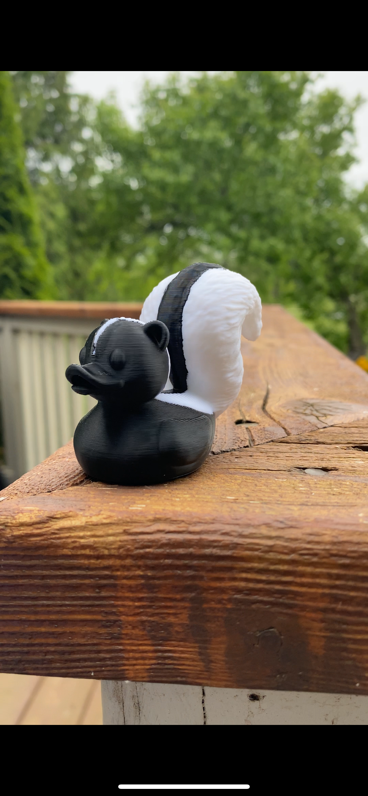 Skunk Duck Miniature Figurine For Jeep Wrangler Dashboard 3D Printed