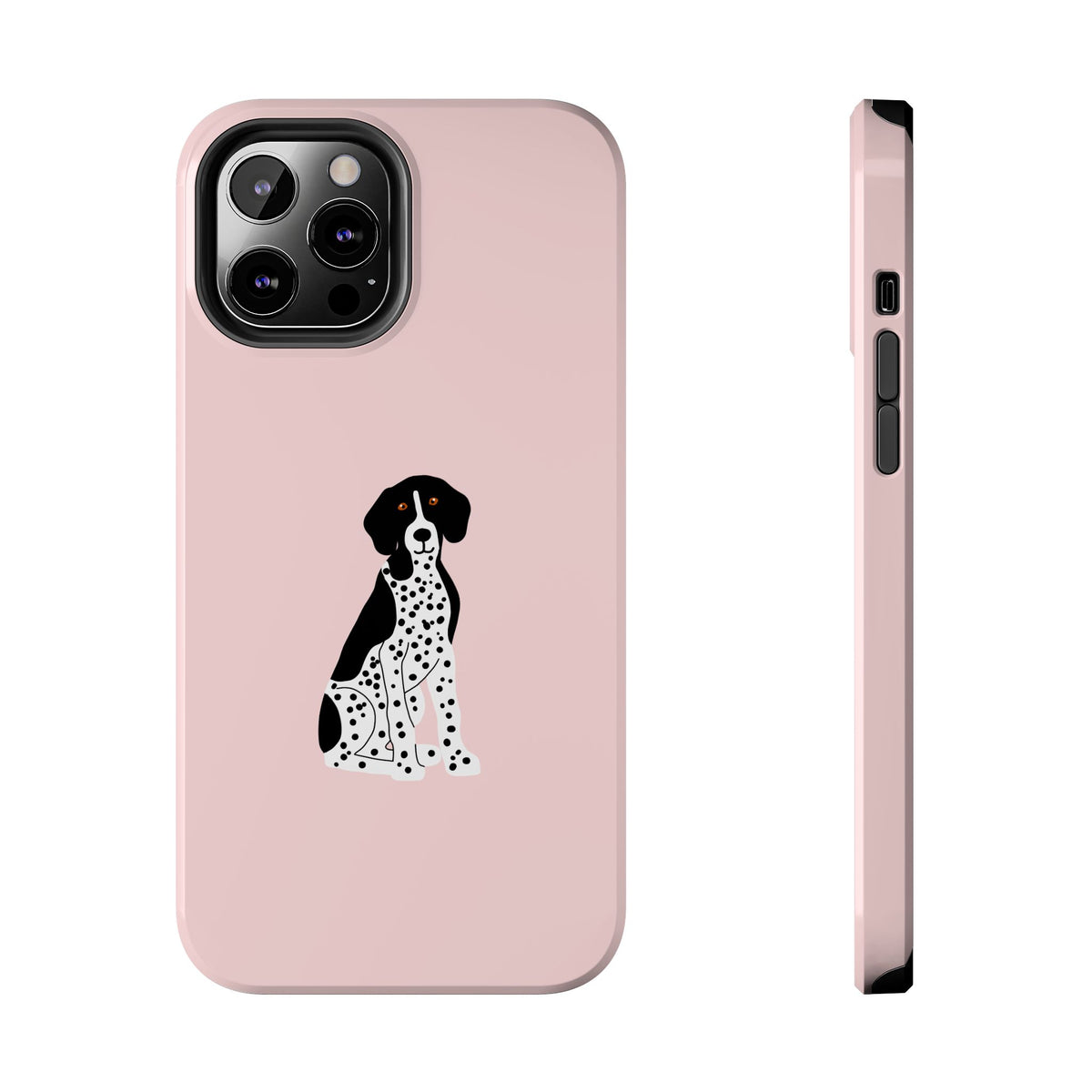 Black GSP Light Pink Tough Phone Cases