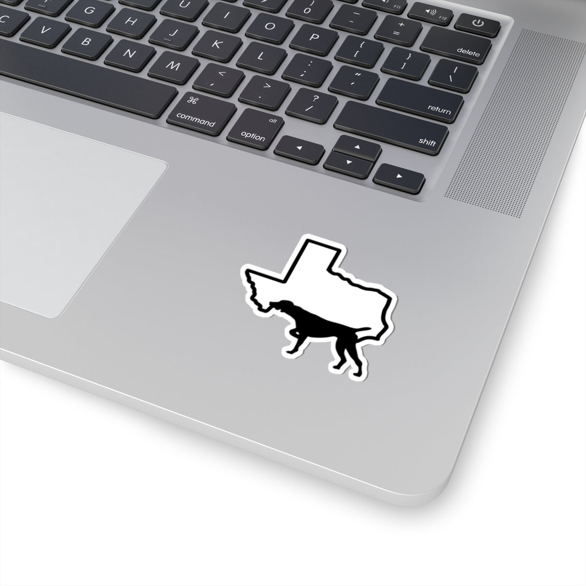 Texas Outline German Shorthaired Pointer Silhouette Kiss-Cut Stickers