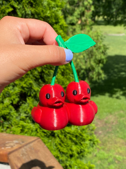 Cherry Duck Miniature Figurine For Jeep Wrangler Dashboard 3D Printed