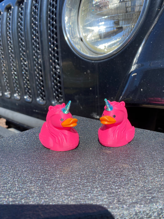 Unicorn Duck Miniature Figurine For Jeep Wrangler Dashboard