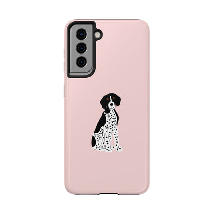 Black GSP Light Pink Tough Phone Cases