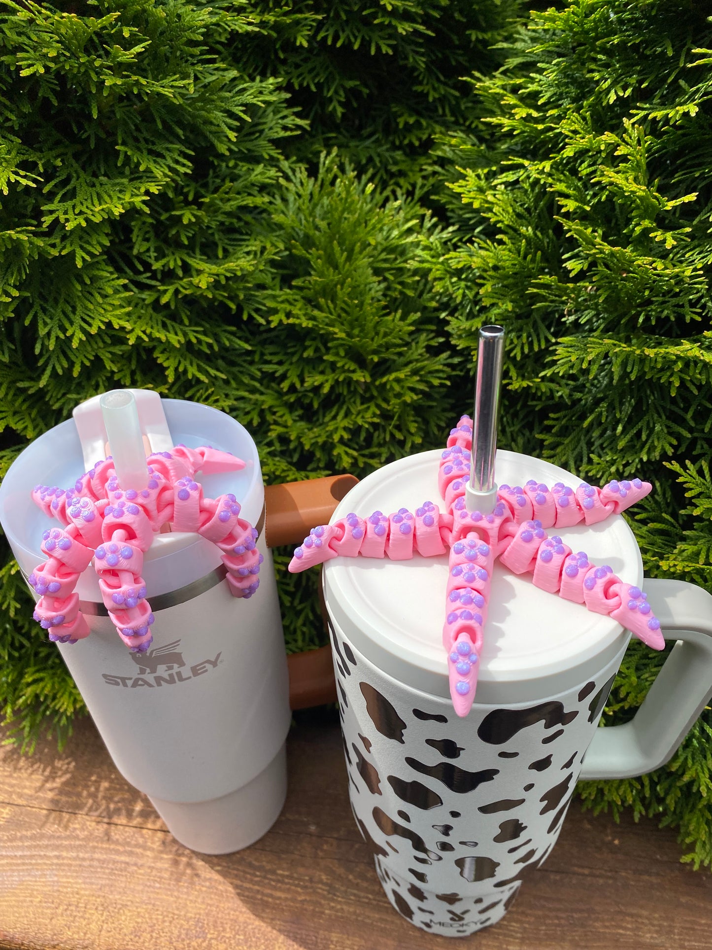 Starfish Straw Charm for Stanely Tumblers and other 9.5mm Straws