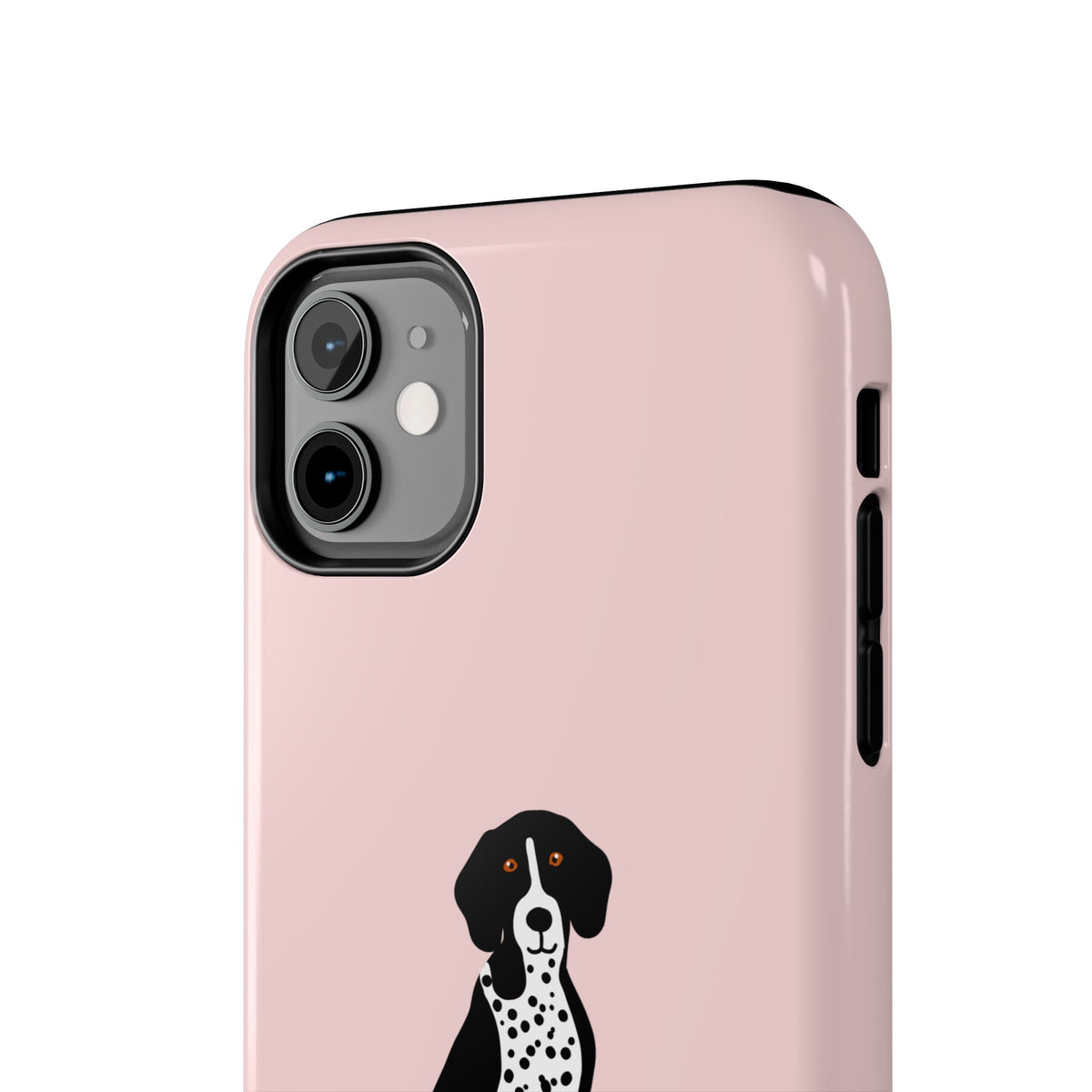 Black GSP Light Pink Tough Phone Cases
