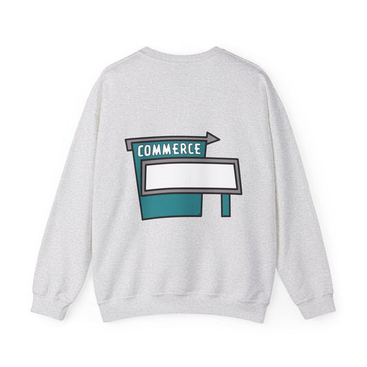 Commerce Drive-In Sign Crewneck Unisex Sweatshirt