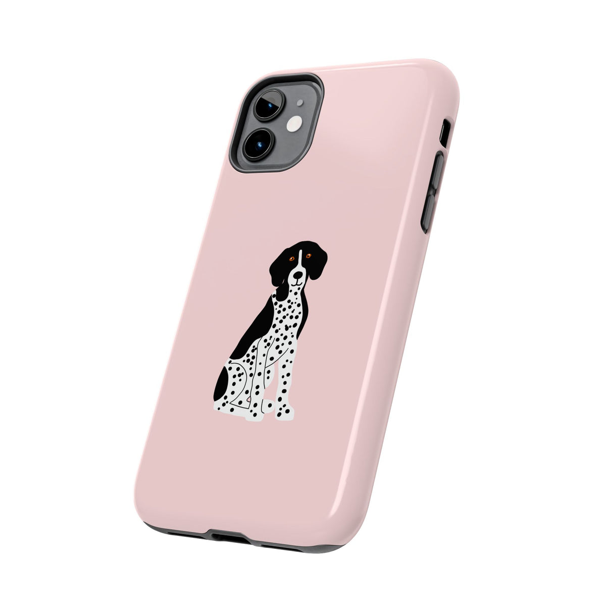 Black GSP Light Pink Tough Phone Cases