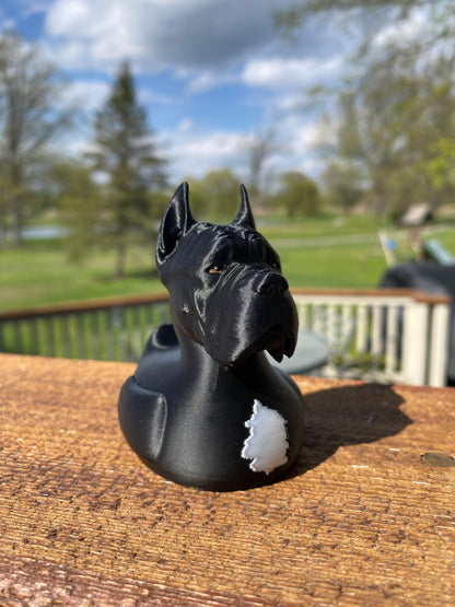 Cane Corso Duck Miniature Figurine For Jeep Wrangler Dashboard