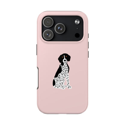 Black GSP Light Pink Tough Phone Cases