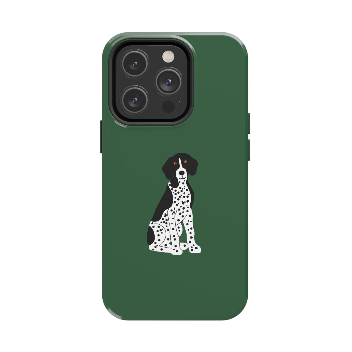 Black GSP Dark Green Tough Phone Cases