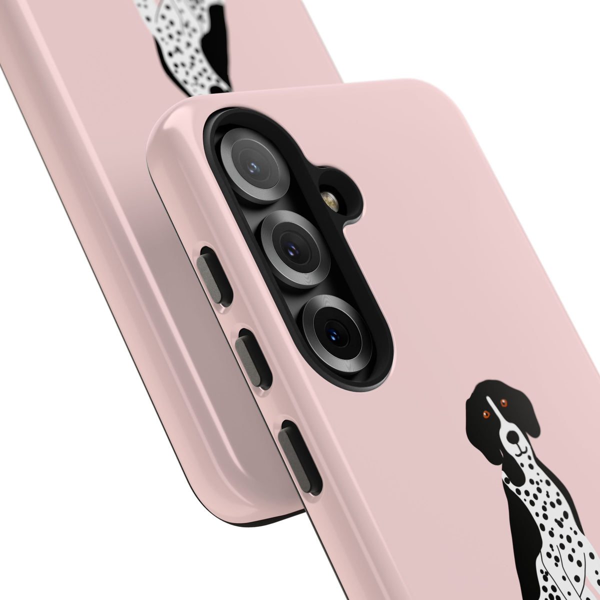 Black GSP Light Pink Tough Phone Cases