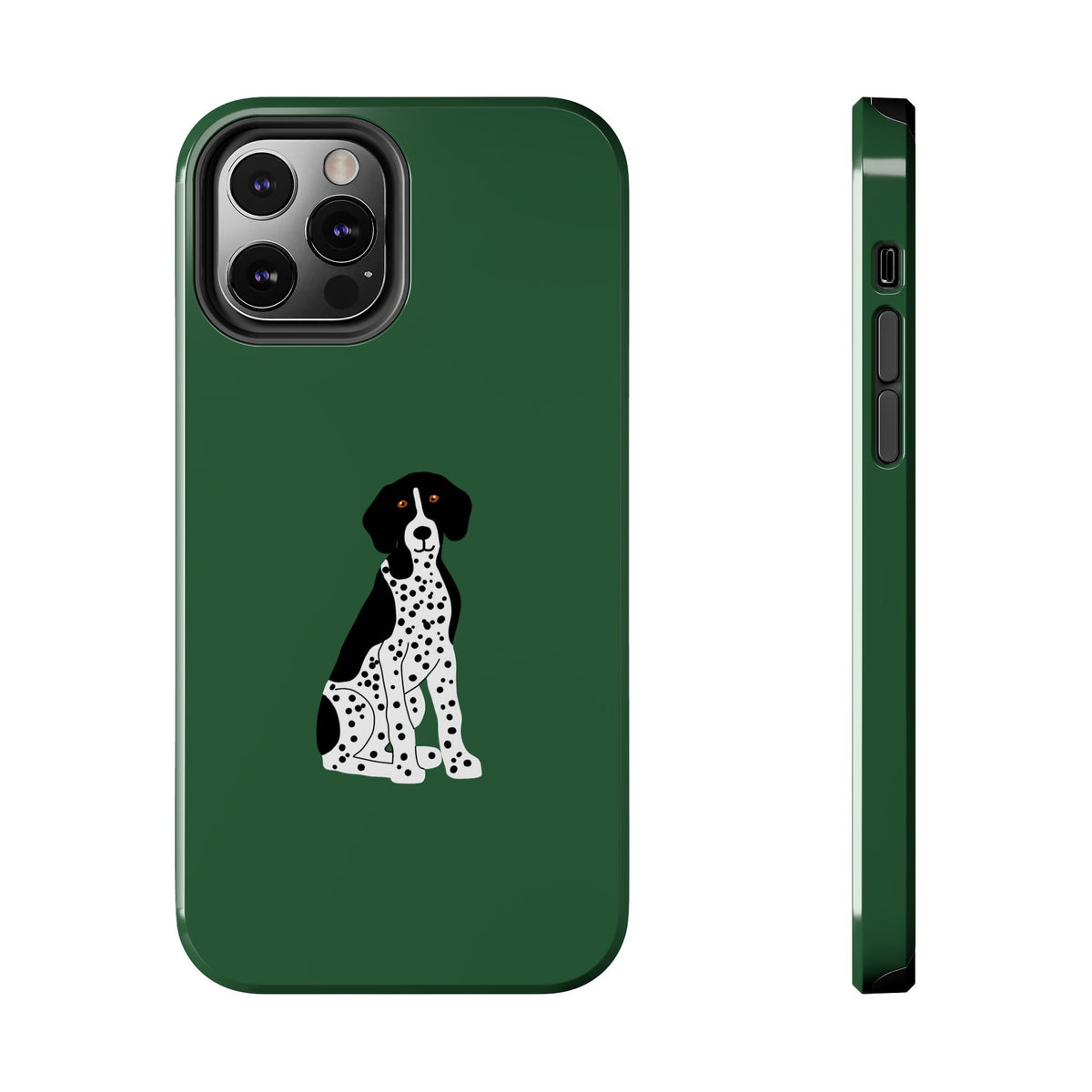 Black GSP Dark Green Tough Phone Cases