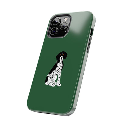 Black GSP Dark Green Tough Phone Cases