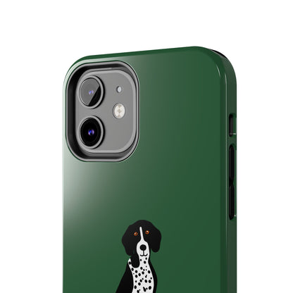 Black GSP Dark Green Tough Phone Cases