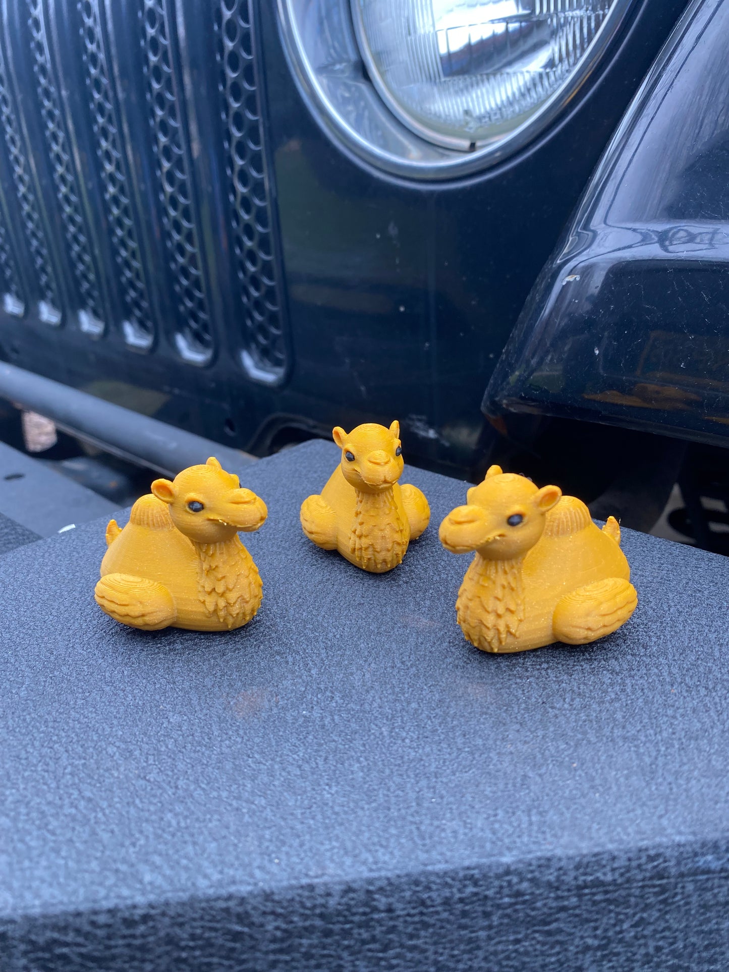 Camel Duck Miniature Figurine For Jeep Wrangler Dashboard