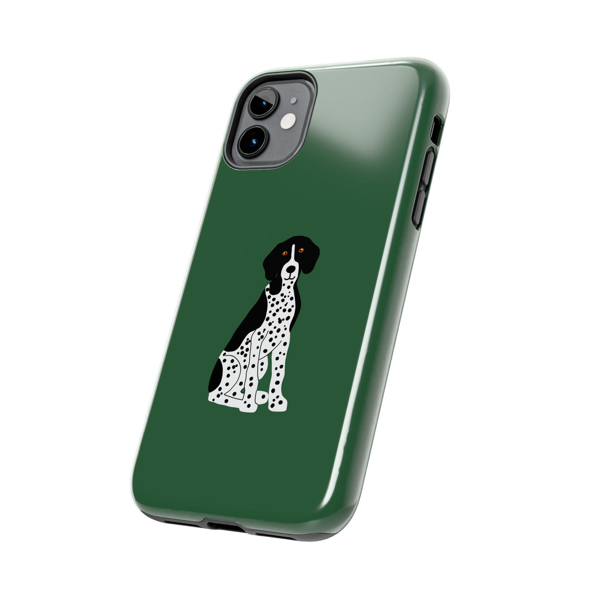 Black GSP Dark Green Tough Phone Cases