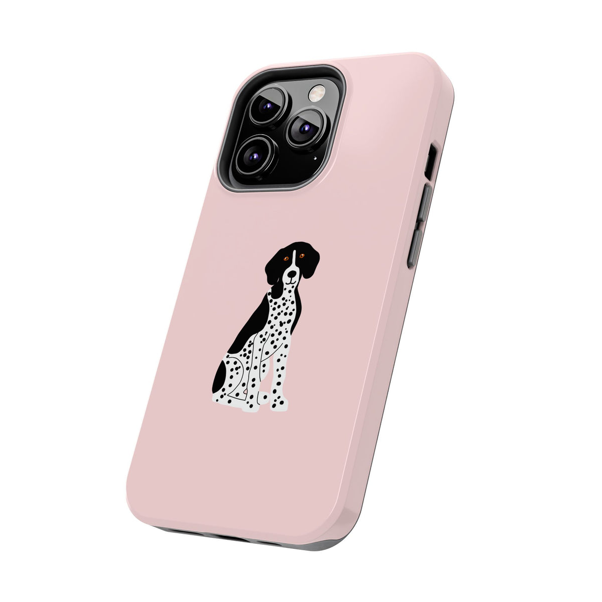 Black GSP Light Pink Tough Phone Cases
