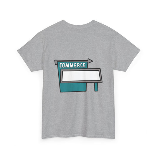 Commerce Drive-In Sign Unisex Heavy Cotton Tee Shirt