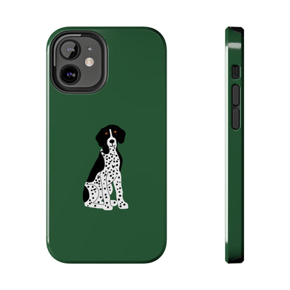 Black GSP Dark Green Tough Phone Cases