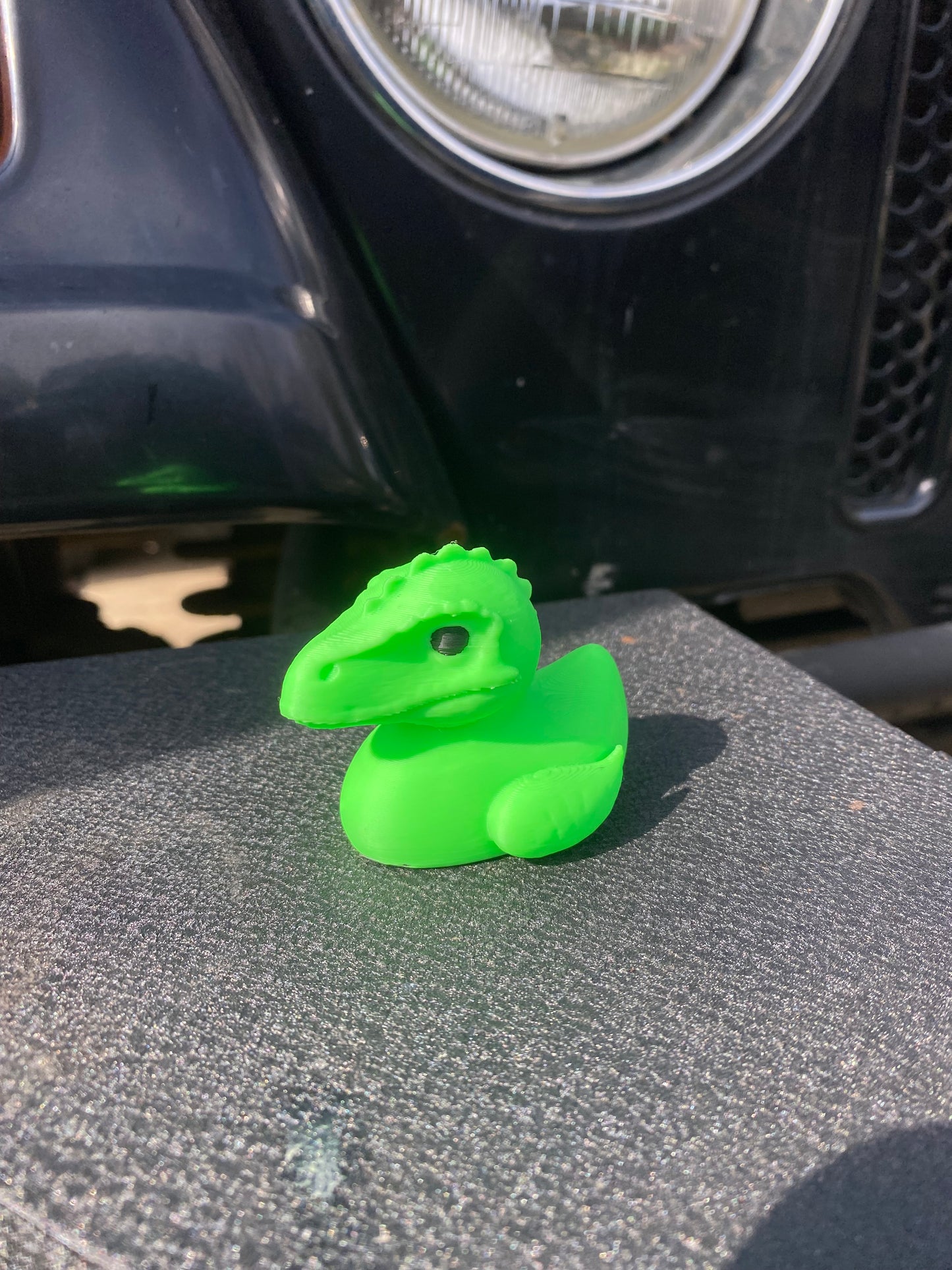 Dinosaur Duck Miniature Figurine For Jeep Wrangler Dashboard T-Rex, Triceratops, Brontosaurus, Pterodactyl