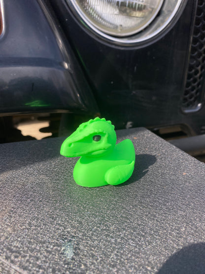 Dinosaur Duck Miniature Figurine For Jeep Wrangler Dashboard T-Rex, Triceratops, Brontosaurus, Pterodactyl