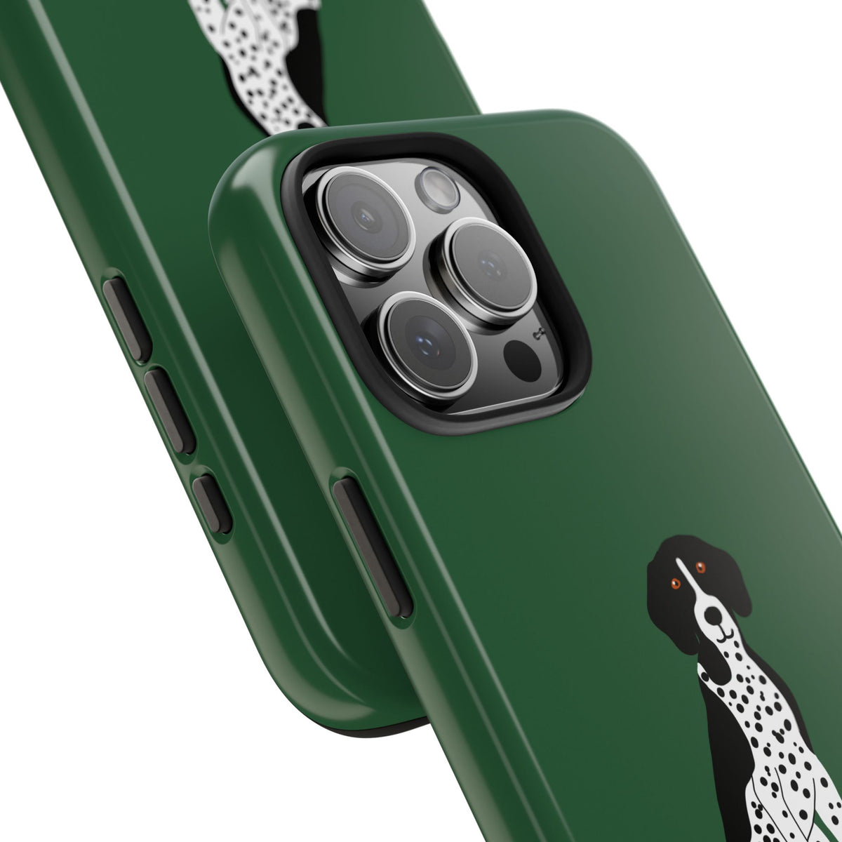 Black GSP Dark Green Tough Phone Cases