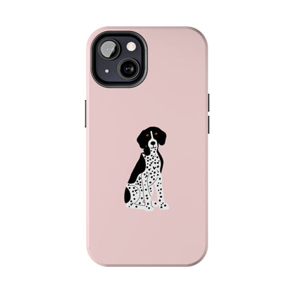 Black GSP Light Pink Tough Phone Cases