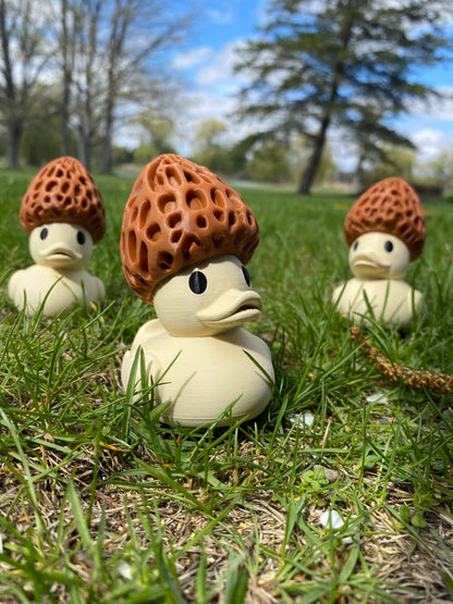 Morel Mushroom Duck Miniature Figurine For Jeep Wrangler Dashboard