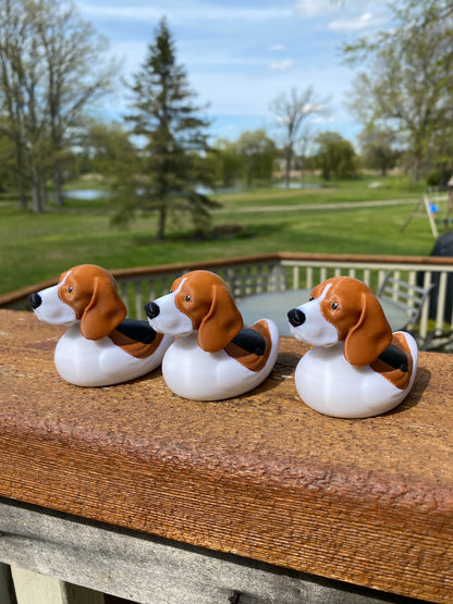 Beagle Duck Miniature Figurine For Jeep Wrangler Dashboard
