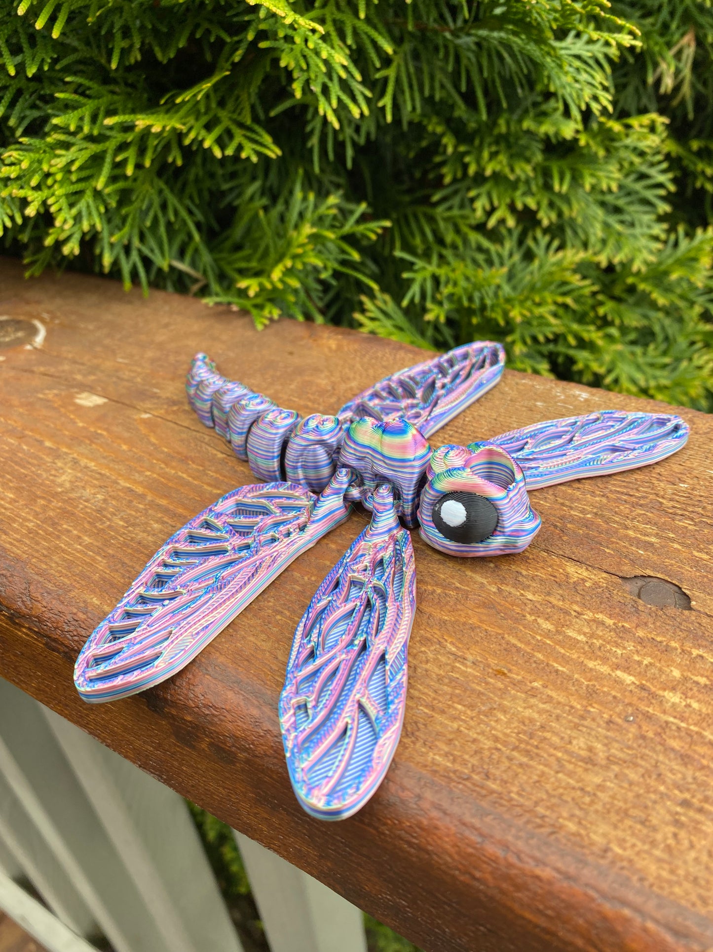 Articulated Dragonfly Straw Topper/ Charm for Stanely Tumblers and other 9.5mm Straws
