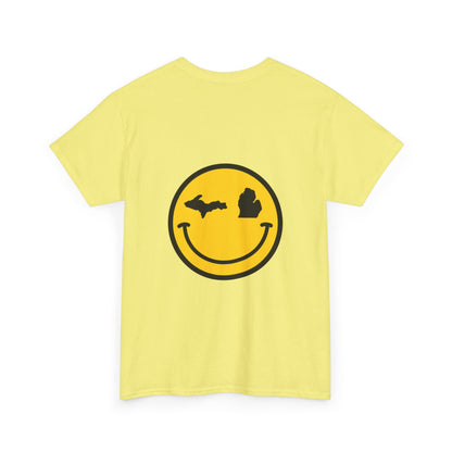 Unisex Michigan Smiley Face Tee