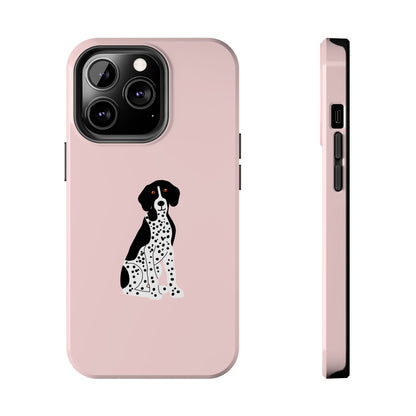 Black GSP Light Pink Tough Phone Cases