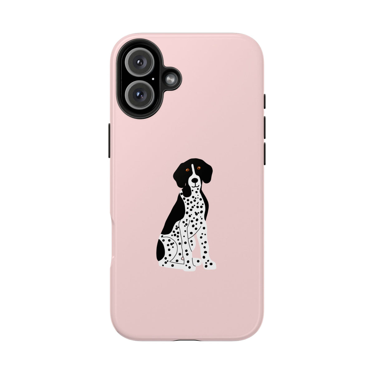 Black GSP Light Pink Tough Phone Cases