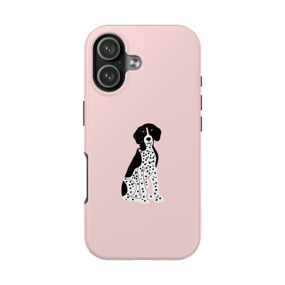 Black GSP Light Pink Tough Phone Cases